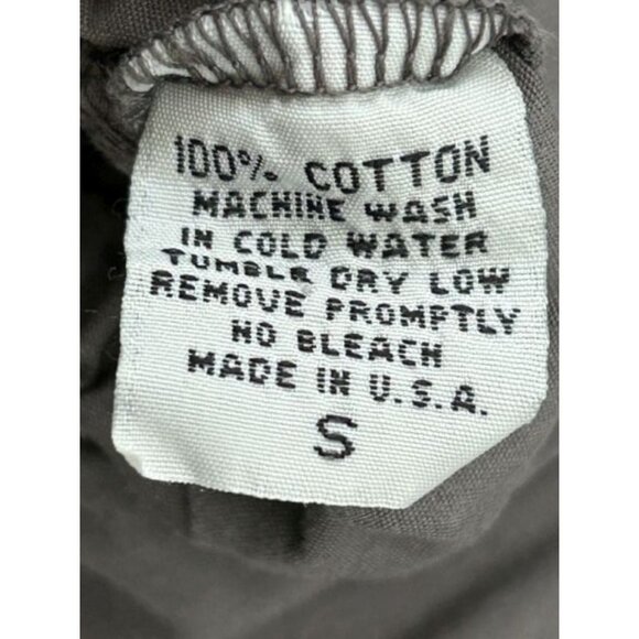 Daft Bird Romper Gray Drawstring Cotton Sleeveless Casual Summer Shorts Size S - Picture 5 of 9